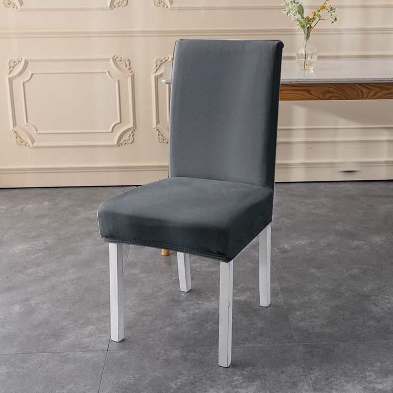 Modern Minimalist Silver Fox Velvet Chair Cover – Anti-Slip, Scratch-Resistant, Full Coverage With Stylish Color Options_voghion.com
