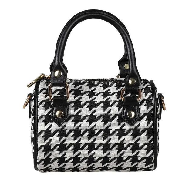 Backpacks Baby Girls Small Clutch Handbags Houndstooth Plaid Children Shoulder Crossbody Bags Lovely Kids Coin Purse_voghion.com