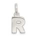 Sterling Silver Letter R Initial Charm_voghion.com