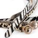 Fashionable Versatile With Leopard Print And Snake Pattern Wo's Circular Alloy Japanese Buckle Decorative Belt For_voghion.com