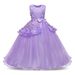 Mère et enfants vêtements pour enfants été européen et américain nouvelle robe de mariée rose robe pour enfants fille longue robe de princesse_voghion.com