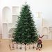 Premium PE+PVC Artificial Christmas Tree, Flocked Snow Effect Holiday Decor For Hotels, Malls & Event Displays_voghion.com