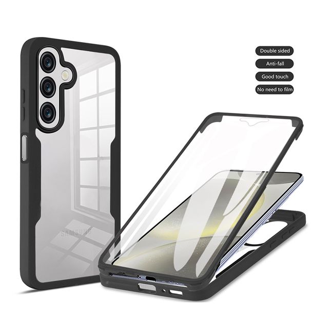 360 Ganzkörper-Transparent mit Displayschutzhülle für Samsung Galaxy A16 A15 A14 A13 A12 5G A05S A06 A04S A53 A54 A52 Abdeckung_voghion.com