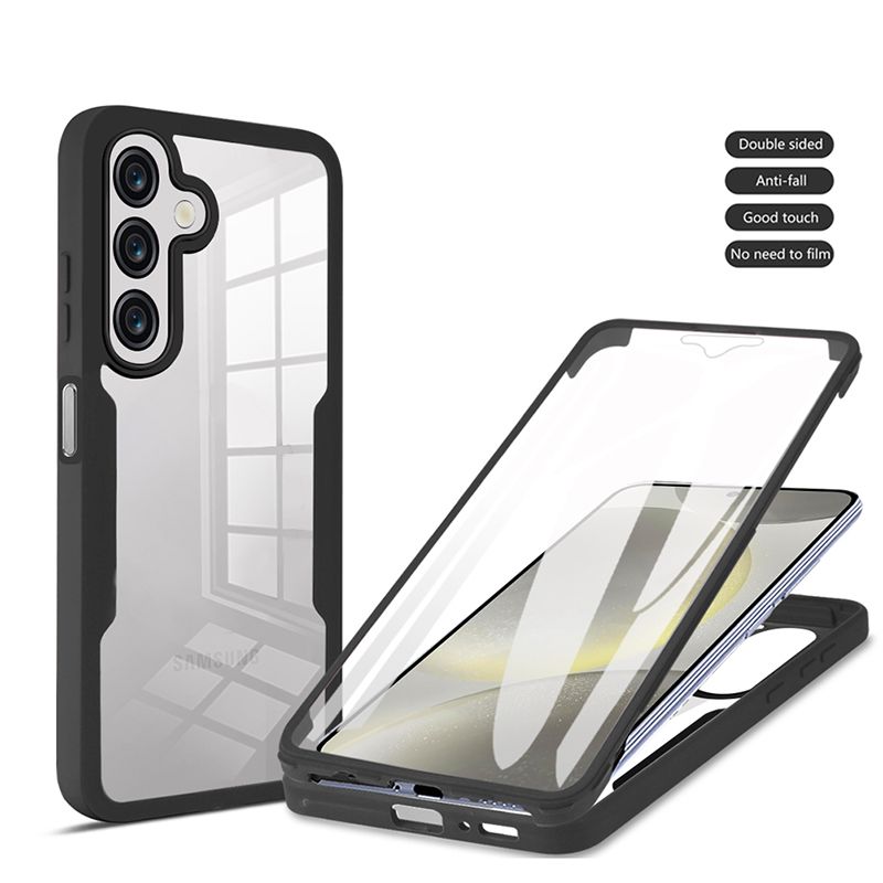 360 Full Body Transparent Med Skærmbeskytter Taske Til Samsung Galaxy A16 A15 A14 A13 A12 5G A05S A06 A04S A53 A54 A52 Cover_voghion.com
