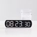 Moderna sveglia digitale a LED con display della temperatura, timer per il conto alla rovescia e retroilluminazione regolabile per camera da letto, ufficio, cucina_voghion.com