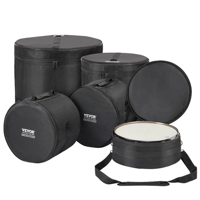 Shoulder With Cases Padded Bags Strap 5-Piece Detachable Set, Drum And Fabric, Oxford 4.92 Drum Fol Bag Ft Carry Handles 1680D_voghion.com