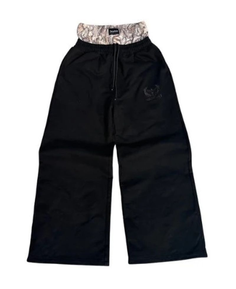 Herretøj Street Fashion Mønster Broderi Dobbelttalje Blonde Casual Lige Bukser Herre Sports Casual Bukser_voghion.com