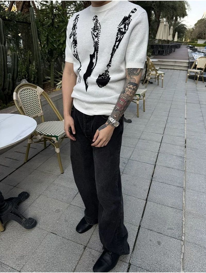 Men's Clothing Warm Lazy Pullover Round Neck Long Sleeve Knitted Sweater Casual Men And Women's Same Style Fashion Short Sleeve Summer Sweater_voghion.com
