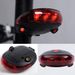 Kaou Mountain Bicycle Bike Cycle Rear Tail Warning Lamp 5 LED Light Flash Mode_voghion.com