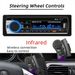 1din MP3 Digital Bluetooth Car Player FM Radio Stereo Audio Music USB/SD With In Dash AUX Input_voghion.com