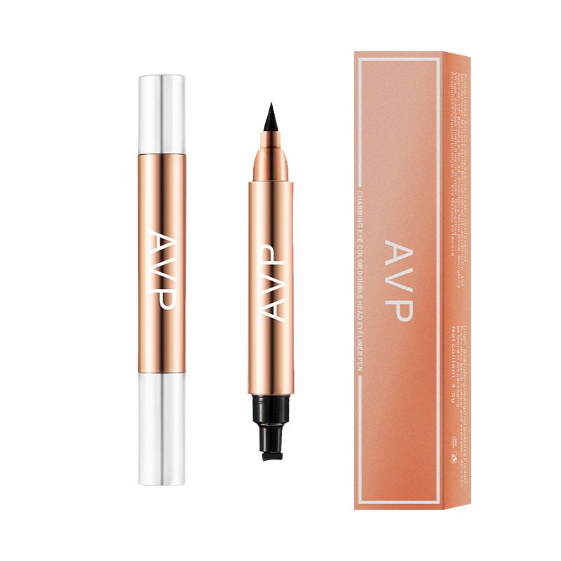 Eyeliner a doppia testa, prodotti di bellezza impermeabili, prodotti nazionali, penna per eyeliner da trucco_voghion.com