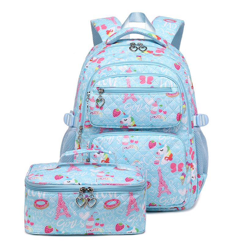 Školní batohy pro dívky Školáky, Batohy ve stylu Cute Ins Velkokapacitní odlehčovací batohy pro školáky Dětská taška_voghion.com