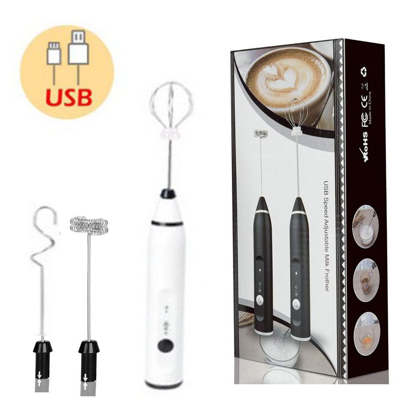 304 stainless steel handheld electric milk frother egg beater automatic paint mixer electric milk powder maker_voghion.com