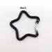 Carabiner Aluminum Alloy Five-Pointed Star Colorful Steel Wire Accessory Hook_voghion.com