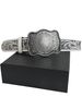 Silver Plated Embossed Plate Buckle Belt, Jeans Decoration, Fashion Belt_voghion.com