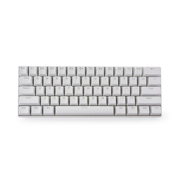 Preço especial teclado mecânico genuíno 61 68 luz mista com fio azul vermelho switch para jogos_voghion.com