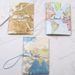 Travel Document Holder With 3D Map Design, Passport Cover, RFID Blocking, Slim Wallet For Tickets & Cards, Light Luxury Gift For Travelers_voghion.com