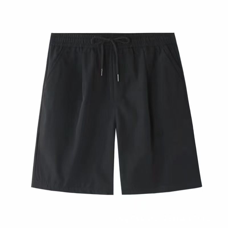 Herrenbekleidung Einfarbige Jacquard-Shorts Trendy Fashion Lockere und bequeme Fünf-Punkt-Shorts_voghion.com