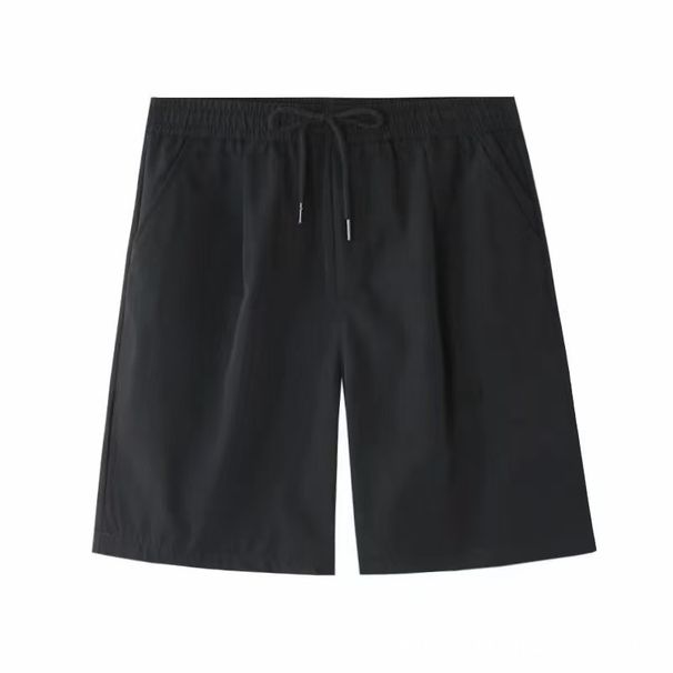 Herrenbekleidung Einfarbige Jacquard-Shorts Trendy Fashion Lockere und bequeme Fünf-Punkt-Shorts_voghion.com