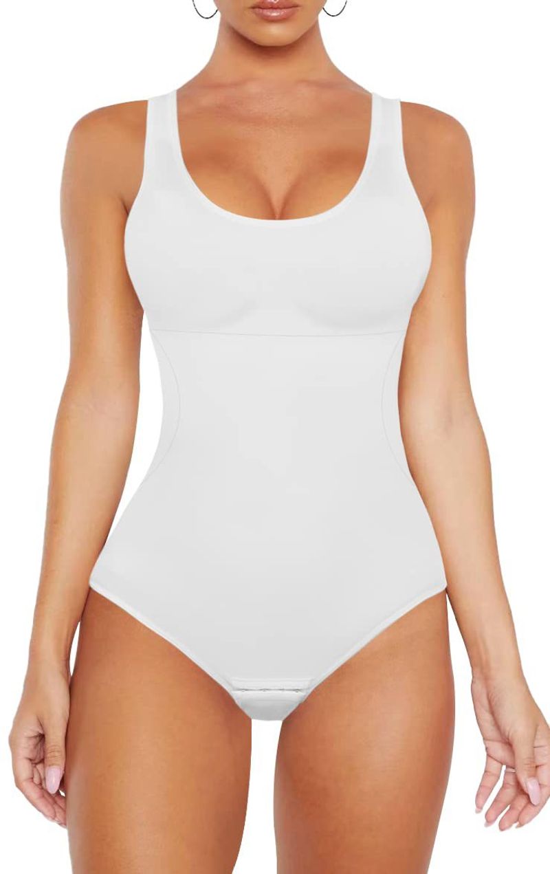 Women's Intimates High Elastic Sling Jumpsuit Smooth Slim Waist Breathable Body Shaping Jumpsuit_voghion.com