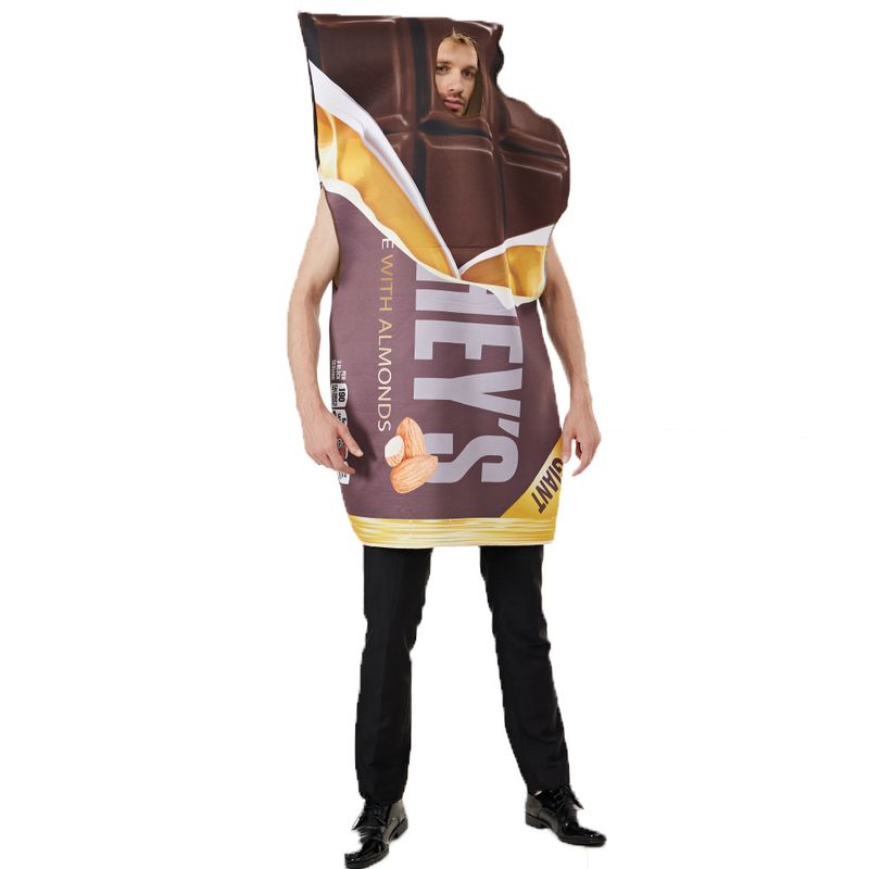 Halloween party peanut butter chocolate bars, cosplay couple costumes, jumpsuits, fun performance costumes_voghion.com