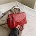 Advanced Crocodile Pattern for Women 2024 New Fashionable and Versatile Crossbody Bag, Stylish Handheld Small Square Bag_voghion.com