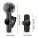 Wireless Lavalier Microphone Clip On Audio Video Mic Live Vlog For Mobile Phone_voghion.com