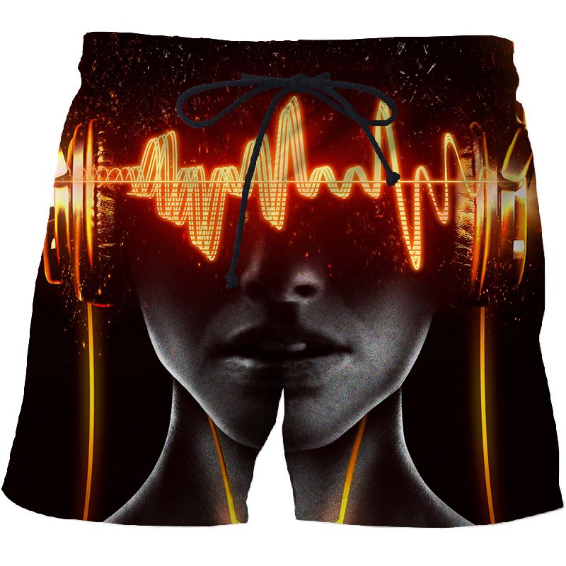 3D-gedruckter Herren-Badeanzug, Badeshorts, Strand-Boardshorts, Badehose, Badeanzug, Herren-Laufsport_voghion.com