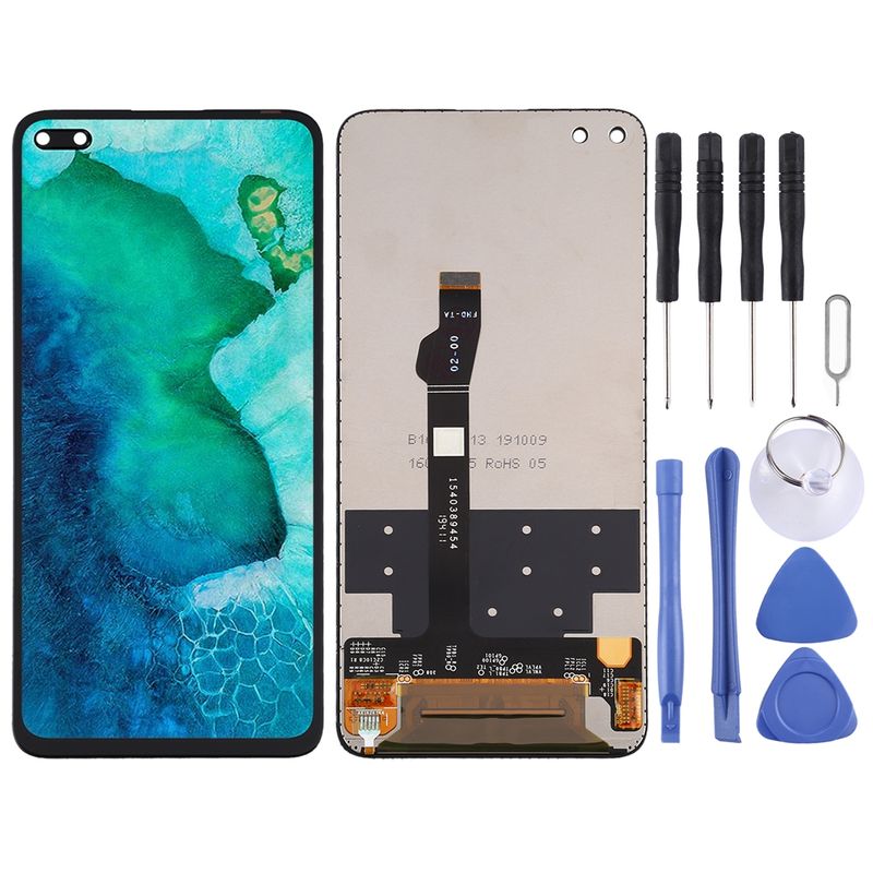 OEM LCD Screen For Huawei Nova 6 / WLZ-AL10 / WLZ-TL10 With Digitizer Full Assembly(Black)_voghion.com