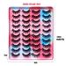 Beauty Health 20 Pairs Handmade Colorful 3d Mink-like False Eyelashes Multilayered Thick Messy Eye Lashes For A Stunning Makeup Effect_voghion.com