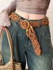 Bohemian Braided Rope For Women Ethnic Style Shirt Dress High-End Design Belt Accessory_voghion.com