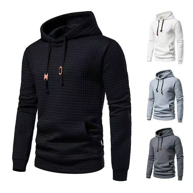 Abbigliamento da uomo, felpa casual in jacquard, felpa scozzese_voghion.com