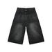 Men's Denim Shorts Cross Border High Quality 2024 Summer Men's Cropped Pants Trendy Denim Shorts_voghion.com