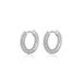 Women's Jewelry Shining Zircon Hoop Earrings Light Luxury High End Design Diamond Studded Plain Hoop Earrings Fashionable Earrings_voghion.com