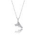 Silver Pistol Full Zircon Pendant New Hip Hop Necklace Jewelry_voghion.com