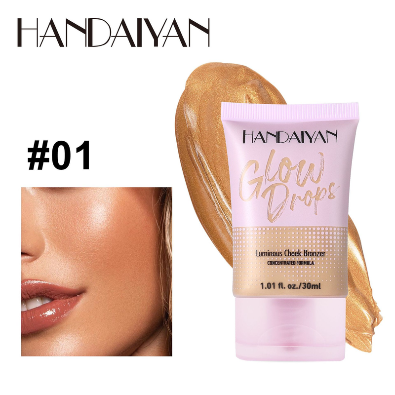 Handaiyan Han Daiyan liquid Bronzer Wheat Pearl concealer Black foundation make-up Cream_voghion.com