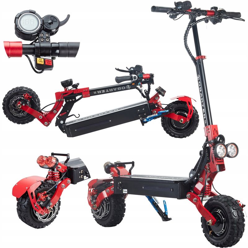 Elektromobilis suaugusiems OBARTER X3 2400W 48V 21AH 55KM/H sulankstomas_voghion.com