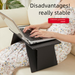 Portable Laptop Tablet Holder Bedside Invisible Stand Foldable Mobile Small Desk Board_voghion.com