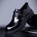 2025 New Men's Leather High-End Business Formal Top Layer Cowhide Derby Shoes British Style Trend_voghion.com