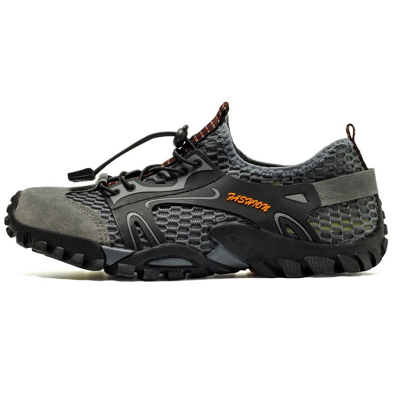 Chaussures aquatiques pour hommes, couleur unie, respirantes, à séchage rapide, idéales pour la plage, la natation, l'alpinisme_voghion.com