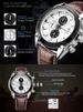 Men Watches Original Leather Quartz Wristwatch Military Chronograph Big Dial Sports Clock_voghion.com