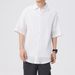 New Chinese Textured Short Sleeved For Men In Summer 2024, Loose And Casual Versatile Shirt Jacket_voghion.com
