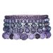 Popular Bohemian Style Multi Layer Stacking Bracelets For Women, Soft Clay Rice Beads, Diamond Ball Hand Accessories, Elastic Bracelets_voghion.com