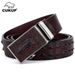 HEIßER CUKUP Hochwertiges Design Krokoprägung Rindsledergürtel Ratsche Automatische Schnalle Gürtel Herren Accessoires NCK699_voghion.com