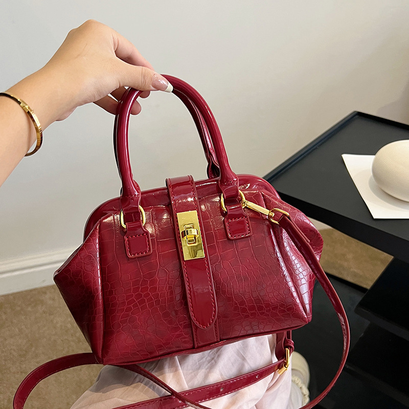 2024 New Fashion Bag Exquisite Crossbody Luxury Handbag Texture Stone Pattern Large Capacity High Appearance Single Shoulder Bag_voghion.com