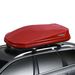VISRACK Hard Shell Roof Cargo Carrier with Security Keys, Roof Box, Cargo Box, 62 (L) x 31 (W) x 15(H) Inches, 14 Cubic Feet (Tool-Free Install), RED_voghion.com