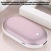 Portable Rechargeable Pocket 2-in-1 Function USB Charging Heater Hand Warmer Large Capacity_voghion.com