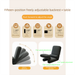 Multifunctional Lazy Sofa Tatami Ergonomic Folding Bedroom Balcony Style Backrest Chair_voghion.com