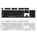 OEM Black White PBT Transparent Customized Nical Keyboard_voghion.com