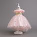 Kinderkleding Meisjes Strapless Trouwjurk Verjaardag Feest Prestaties Sleepjurk Kinderjurk_voghion.com